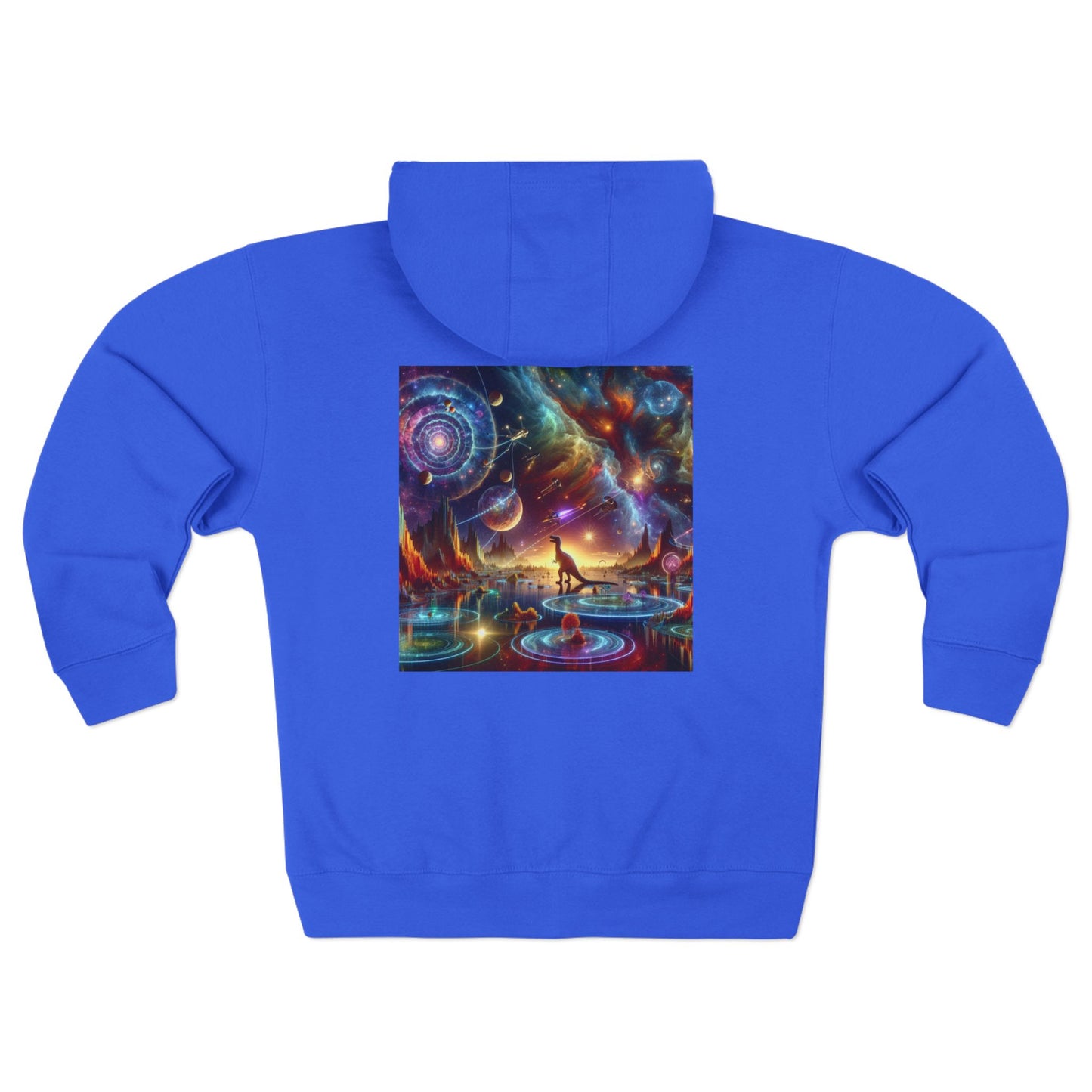 "Galactic Trance" Unisex Zip Hoodie