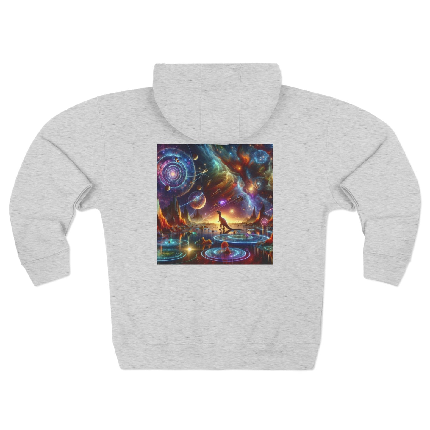 "Galactic Trance" Unisex Zip Hoodie