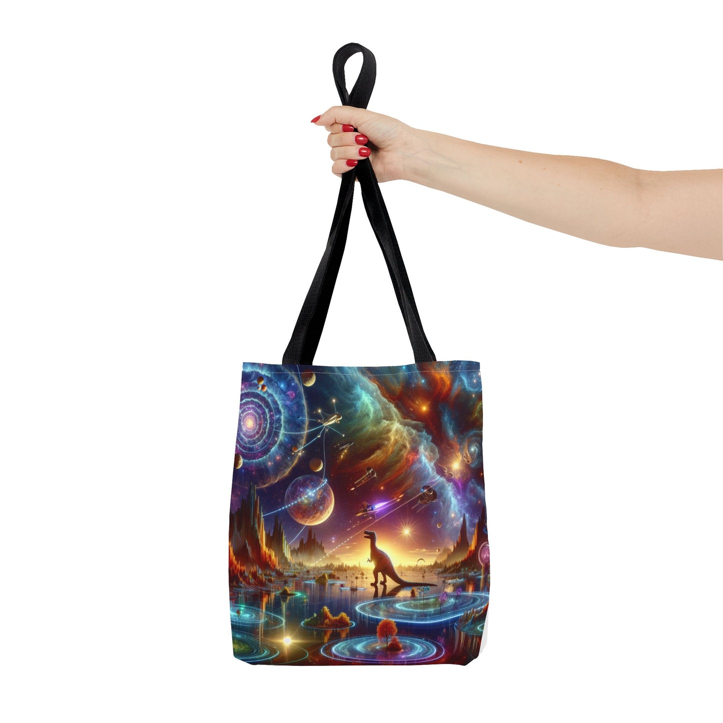 “Galactic Trance” Tote Bag