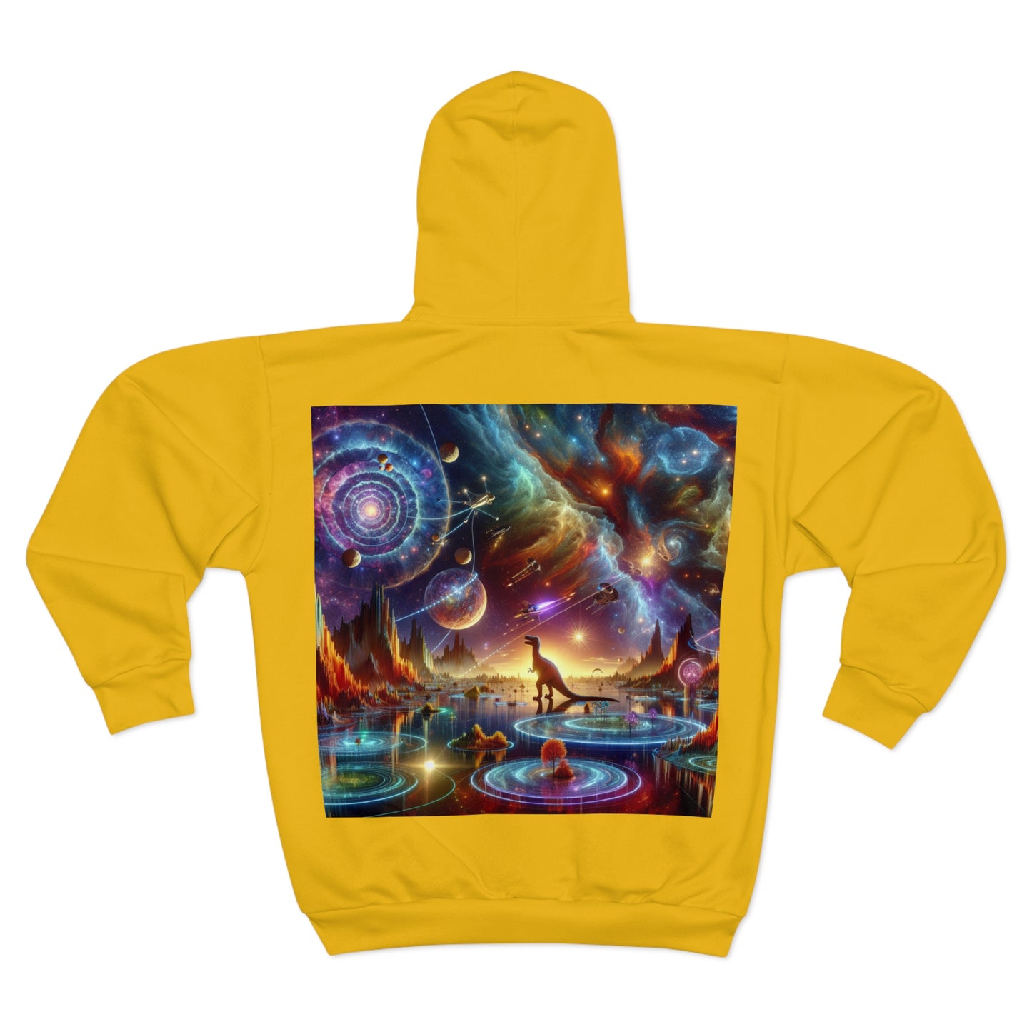 "Galactic Trance" Zip Hoodie